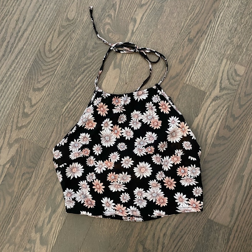flower halter top